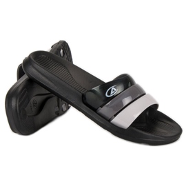 American Club Zapatillas de piscina americanas negro 1