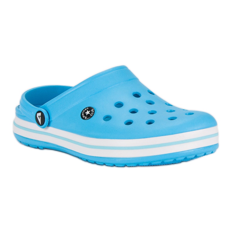 American Club Zapatillas de jardín azules 1