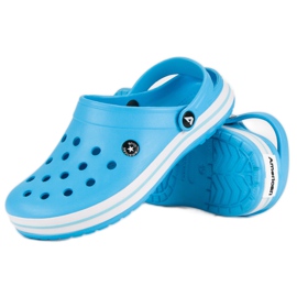 American Club Zapatillas de jardín azules 3