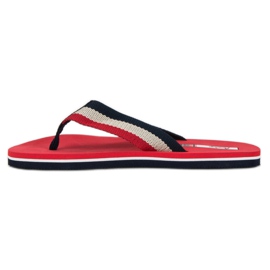American Club pantuflas de mujer americanas rojo 2