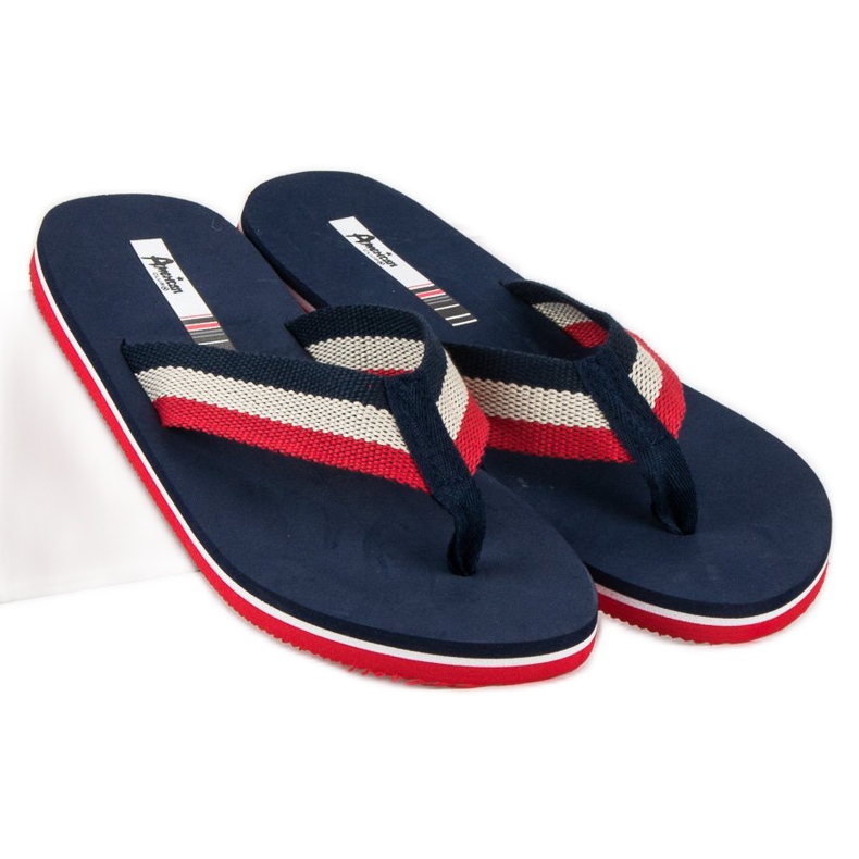 American Club pantuflas de mujer americanas azul 2