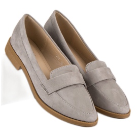 Small Swan Mocasines ante gris 1