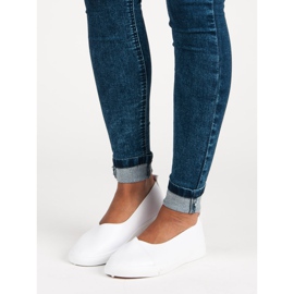 Zapatillas sin cordones blanco 3