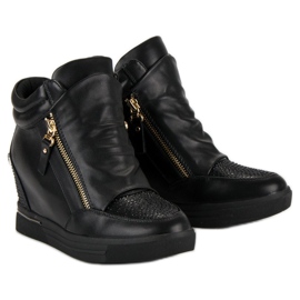 Zapatillas de deporte con estilo, zapatillas de deporte negro 1