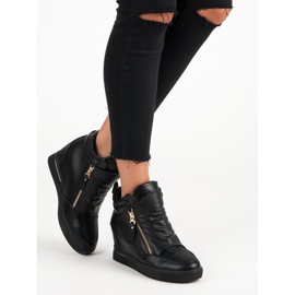 Zapatillas de deporte con estilo, zapatillas de deporte negro 3
