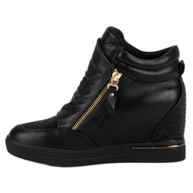 Zapatillas de deporte con estilo, zapatillas de deporte negro 5