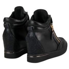 Zapatillas de deporte con estilo, zapatillas de deporte negro 6