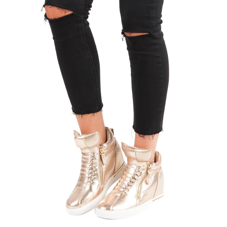 Zapatillas doradas dorado 1