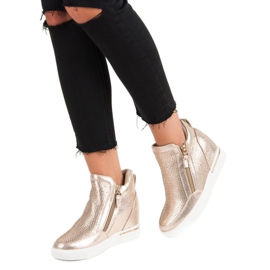 Zapatillas con cremallera amarillo 1 Zapatillas con cremallera amarillo 1