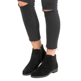 Botas de gamuza clásicas negro 1