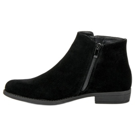 Botas de gamuza clásicas negro 4