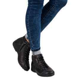 Botas deportivas mujer negro 2