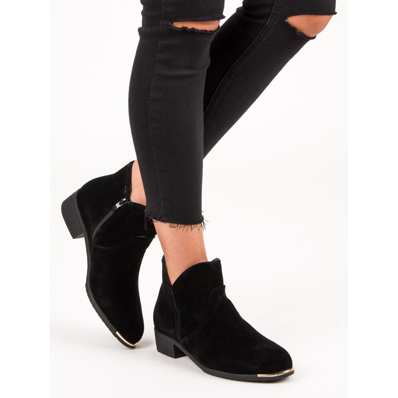 Botas camperas mujer negro 2
