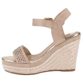 Sweet Shoes Alpargatas cuña beige 6