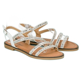 Girlhood Sandalias blancas con estilo blanco 2