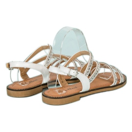 Girlhood Sandalias blancas con estilo blanco 1