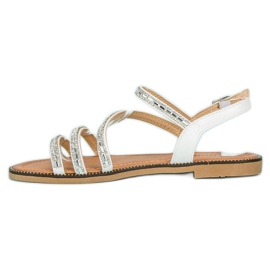 Girlhood Sandalias blancas con estilo blanco 3