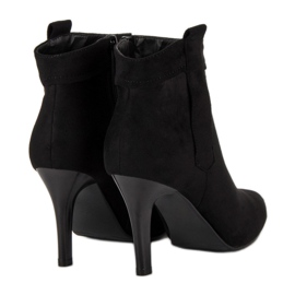 Botas clásicas de tacón negro 1