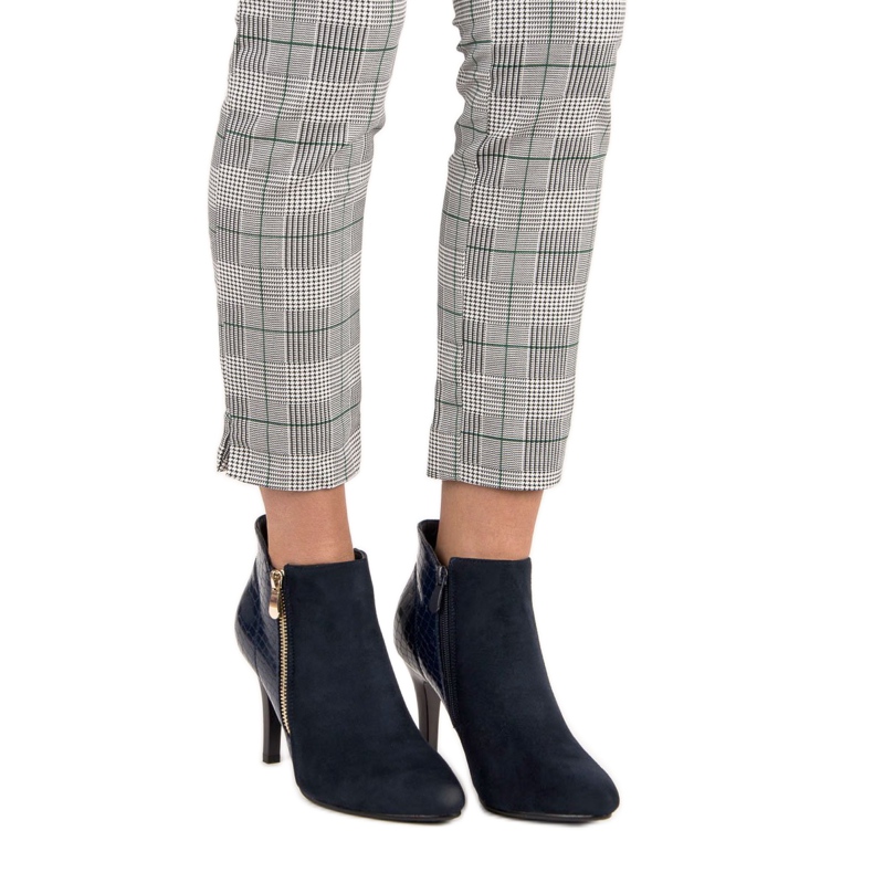 Botines azul marino 1 Botines azul marino 1