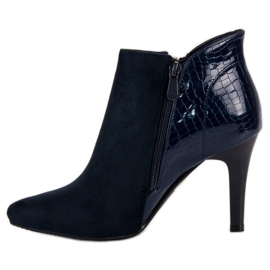 Botines azul marino 4