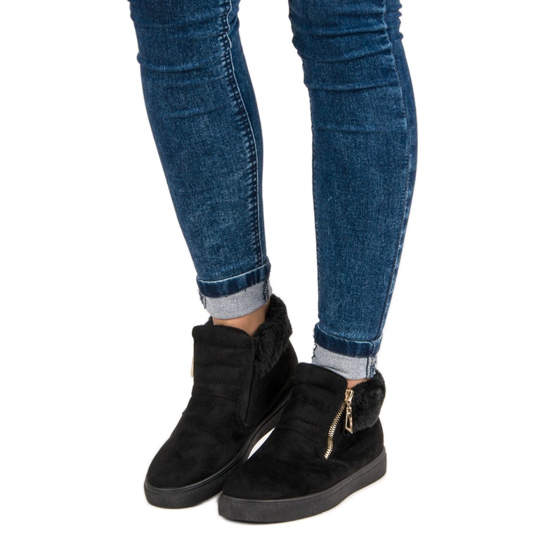 Sport Zapatillas negras por encima del tobillo negro 1