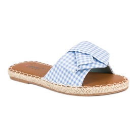 Seastar Babuchas cuadros azules 4