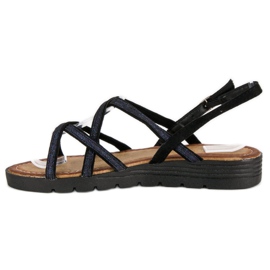 Comer Sandalias de mujer cómodas negro 6