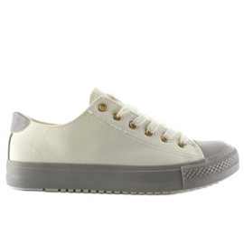Deportivas sobre goma de color W-3051 Blanco 2