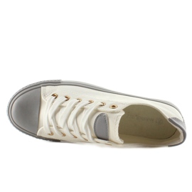 Deportivas sobre goma de color W-3051 Blanco 4