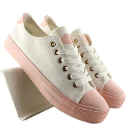 Deportivas sobre goma de color W-3051 Blanco 5