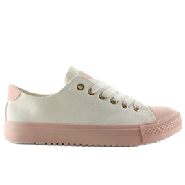 Deportivas sobre goma de color W-3051 Blanco 2