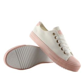 Deportivas sobre goma de color W-3051 Blanco 3