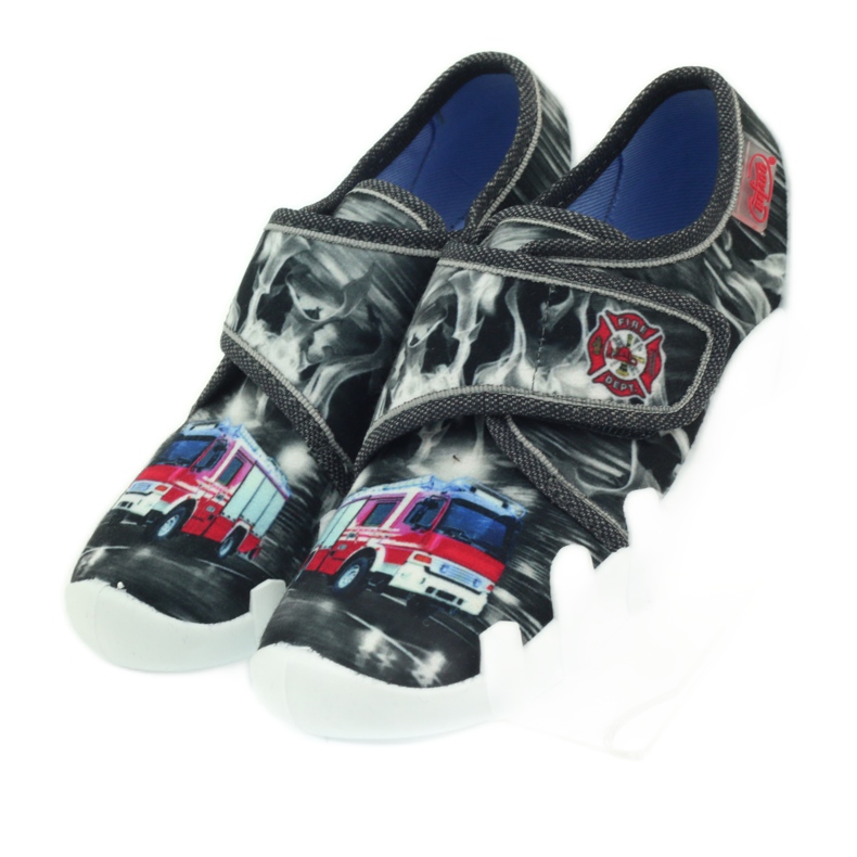 Befado zapatos infantiles zapatillas zapatillas 273x240 blanco negro azul rojo 4