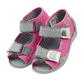 Befado 242p083 sandalias rosas con lunares negro gris rosado 4