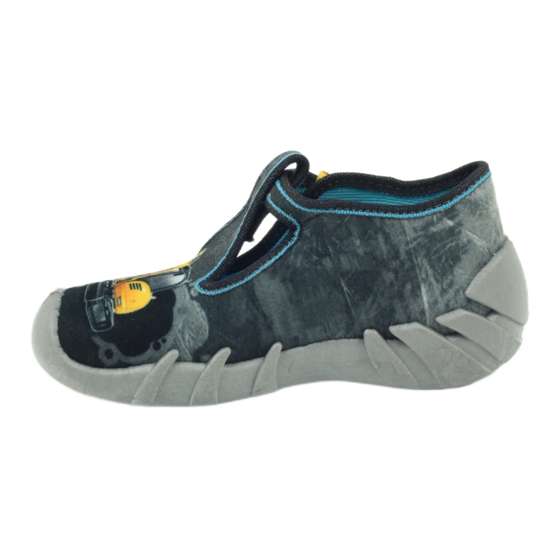 Zapatillas befado para niños 110p321 zapatillas negro azul gris amarillo 2