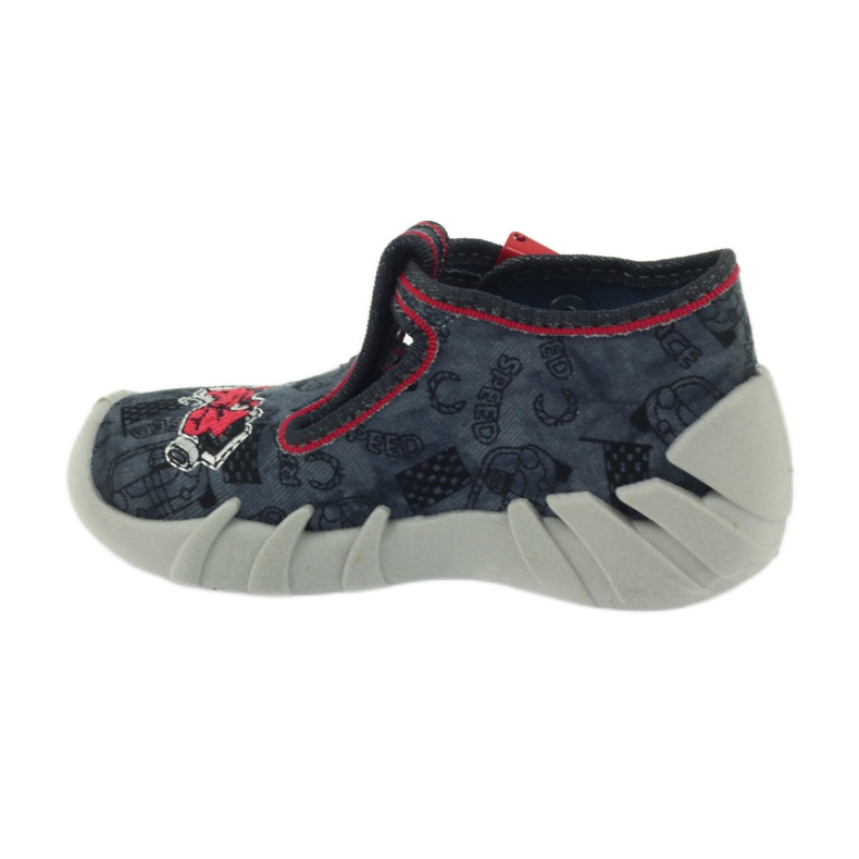 Zapatillas befado para niños 110p324 zapatillas negro gris rojo 2
