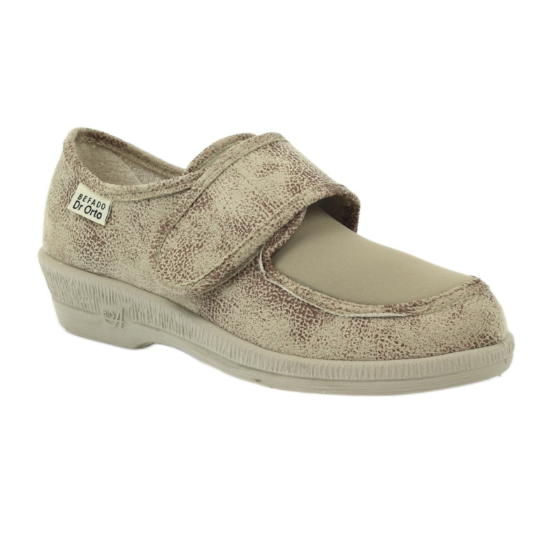 Befado zapatos bajos sanitarios mujer 984D013 beige 1