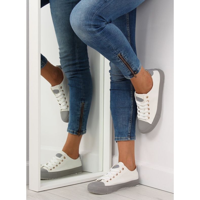 Deportivas sobre goma de color W-3051 Blanco 1