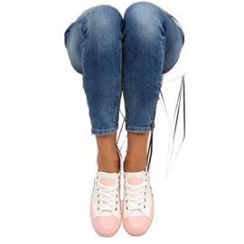 Deportivas sobre goma de color W-3051 Blanco 1 Deportivas sobre goma de color W-3051 Blanco 1