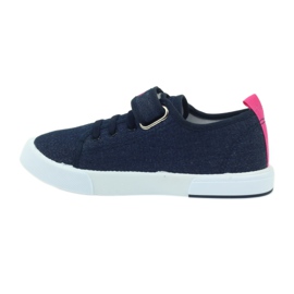 American Club Zapatillas americanas labios rosas azul marino 2