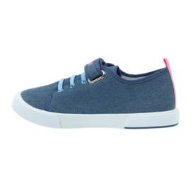 American Club Zapatillas americanas labios rosas rosado azul marino 2