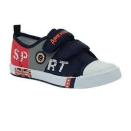 American Club Zapatos de niños zapatillas deportivas con bandera velcro americana azul marino blanco naranja gris 1 American Club Zapatos de niños zapatillas deportivas con bandera velcro americana azul marino blanco naranja gris 1