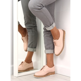Mocasines con interior de piel 7153 Rosa rosado 6