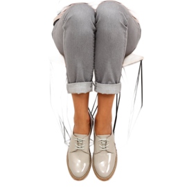 Mocasín con interior de piel 7153 Gris 5