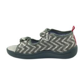 Sandalias niño American Club gris TEN36 rojo 2