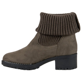 Seastar Botas altas sin cordones verde 1 Seastar Botas altas sin cordones verde 1