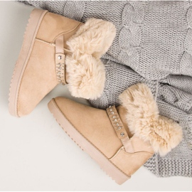 Seastar Mukluki con piel marrón 1 Seastar Mukluki con piel marrón 1