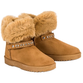 Seastar Mukluki con piel marrón 2 Seastar Mukluki con piel marrón 2