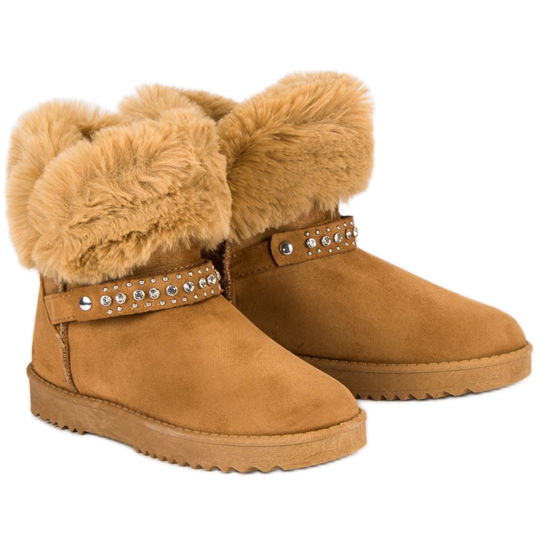 Seastar Mukluki con piel marrón 2 Seastar Mukluki con piel marrón 2