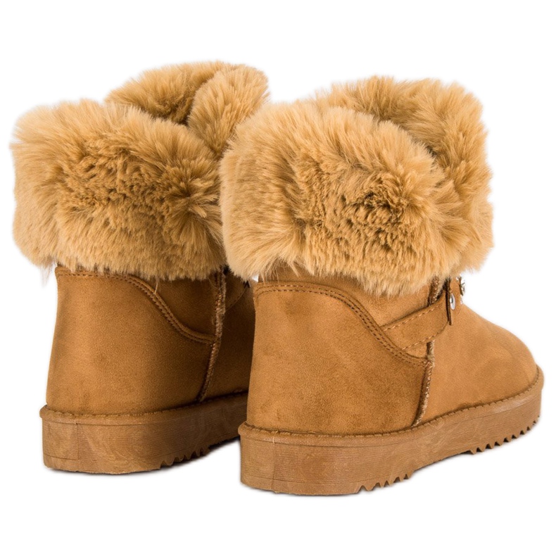 Seastar Mukluki con piel marrón 1 Seastar Mukluki con piel marrón 1